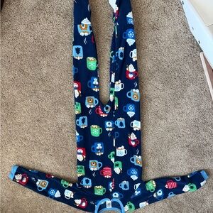 Gerber Kids One Piece Footie - Navy with Colorful Prints